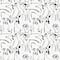 Surface Style Dog Doodle Ink Peel & Stick Wallpaper
